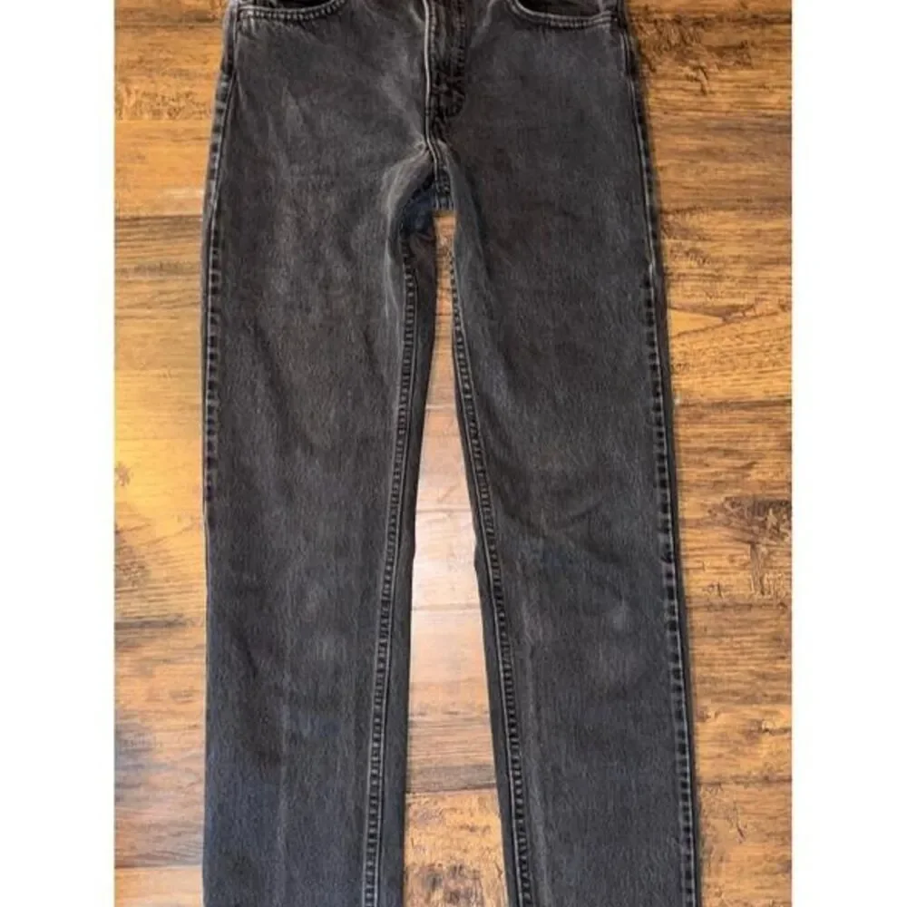 Vintage Levis 505 Washed Black Mens Jeans Size W29 L32